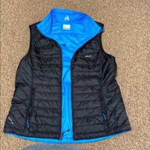 Eddie Bauer down reversible vest.